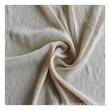 polyester crepe chiffon lurex fabric for dress